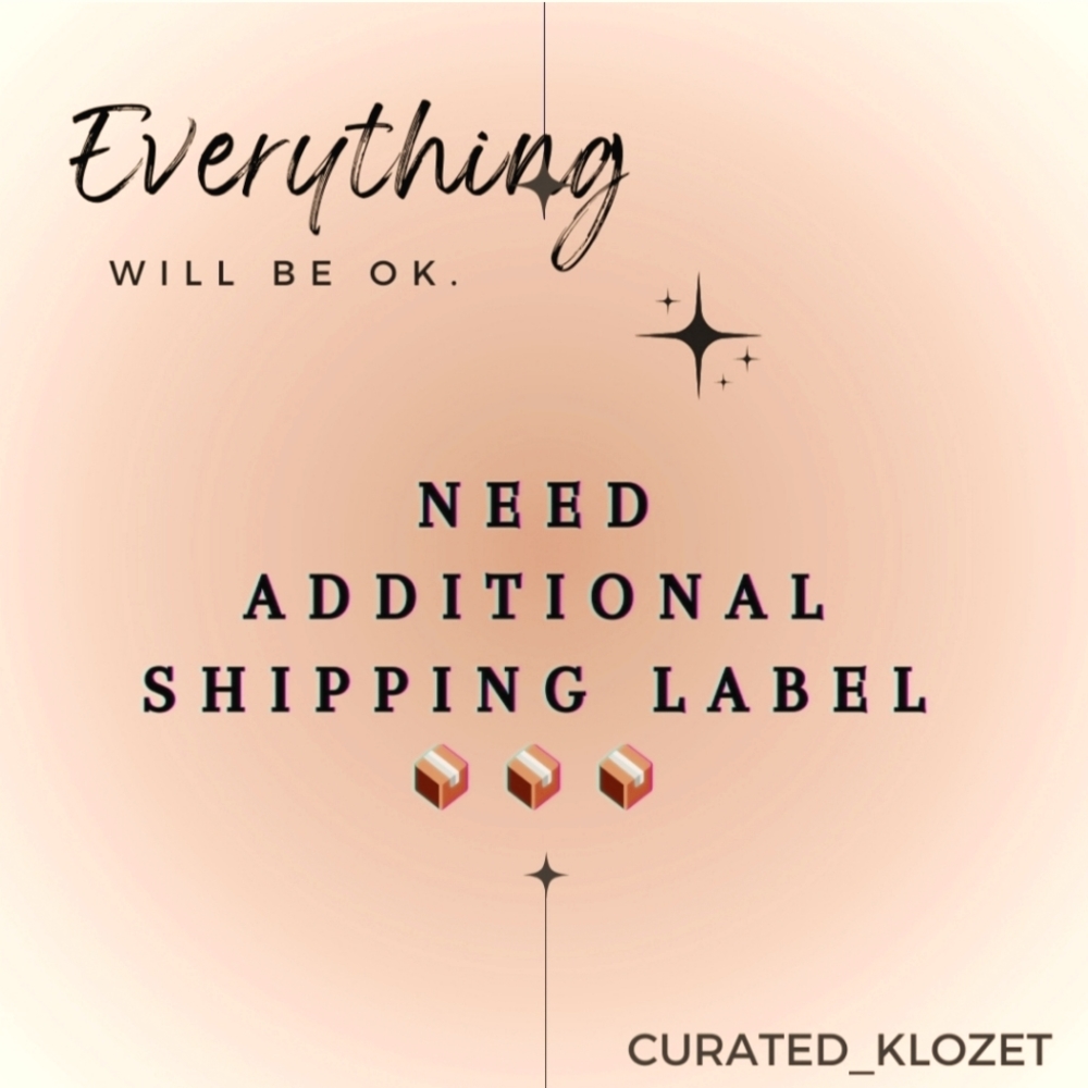 Additional Shipping Label